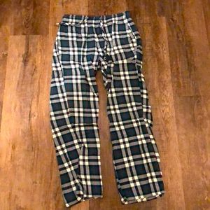 Plaid pyjama pants